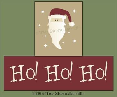 293 - Ho! Ho! Ho! - block set - The Stencilsmith