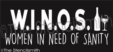 2943 - W.I.N.O.S women in need of sanity - The Stencilsmith