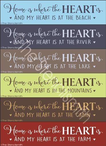2945 - Home is where the Heart is - The Stencilsmith