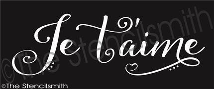 2973 - Je t'aime (I love you) - The Stencilsmith