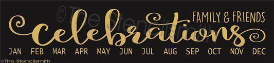 2988 - Family & Friends Celebrations - The Stencilsmith