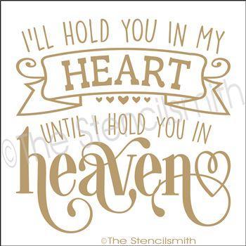2990 - I'll hold you in my heart - The Stencilsmith