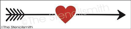 2991 - heart arrow - The Stencilsmith