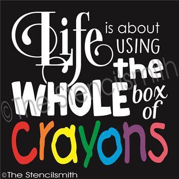 3014 - Life is about using the whole - The Stencilsmith