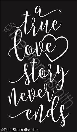 3039 - a true love story never ends - The Stencilsmith