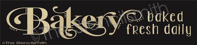 3062 - Bakery baked fresh daily - The Stencilsmith