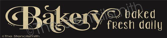 3062 - Bakery baked fresh daily - The Stencilsmith