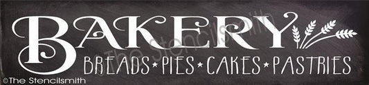 3068 - Bakery - bread pies cakes pastries - The Stencilsmith