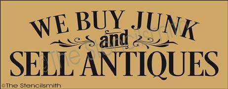 3096 - We buy junk and sell antiques - The Stencilsmith