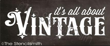 3156 - It's all about VINTAGE - The Stencilsmith
