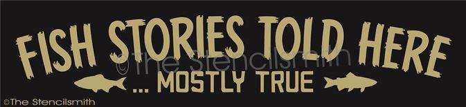 3180 - Fish Stories Told Here - The Stencilsmith
