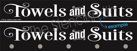 3213 - Towels and Suits - The Stencilsmith