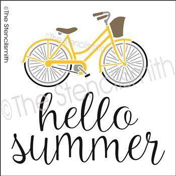 3226 - hello summer - The Stencilsmith