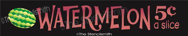 3229 - Watermelon 5c a slice - The Stencilsmith