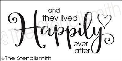 3244 - And they lived happily - The Stencilsmith