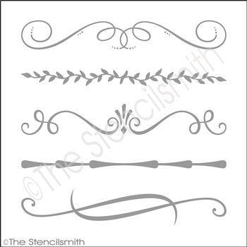 3248 - Scroll Borders - The Stencilsmith