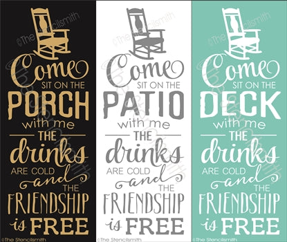 3254 - Come Sit on the Porch with me - The Stencilsmith