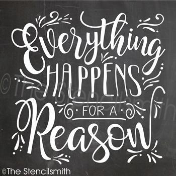 3295 - Everything Happens for a Reason - The Stencilsmith