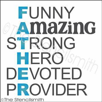 3298 - FATHER funny amazing - The Stencilsmith