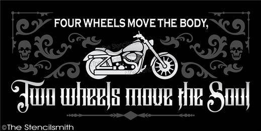 3322 - Four wheels move the body - The Stencilsmith