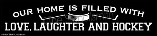 3335 - Our Home is Filled with ... Hockey - The Stencilsmith