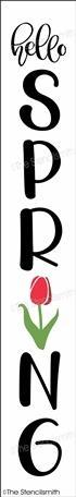 3344 - hello SPRING - The Stencilsmith