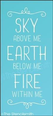 3348 - Sky Above Me - The Stencilsmith