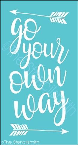 3358 - Go Your Own Way - The Stencilsmith