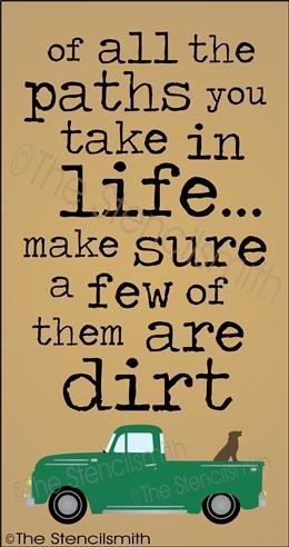 3362 - Of all the paths you take (truck) - The Stencilsmith