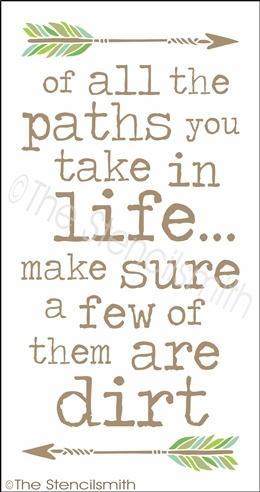 3363 - Of all the paths you take (arrow) - The Stencilsmith