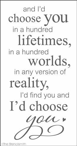 3403 - and I'd choose you - The Stencilsmith