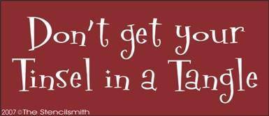 340 - Don't get your tinsel in a tangle - The Stencilsmith