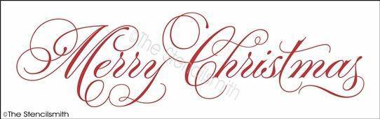 3422 - Merry Christmas - The Stencilsmith