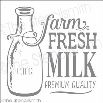 3428 - Farm Fresh Milk - The Stencilsmith