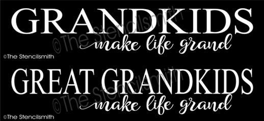 3433 - Grandkids make life grand - The Stencilsmith