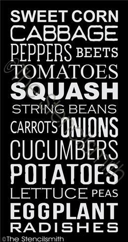 3458 - Vegetables - The Stencilsmith