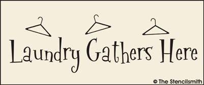Laundry Gathers Here - The Stencilsmith