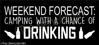 3511 - Weekend Forecast camping with - The Stencilsmith