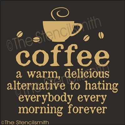 3520 - Coffee - a warm delicious alternative - The Stencilsmith