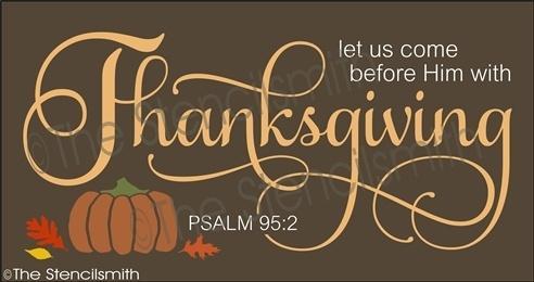 3521 - Let us come before Him with - The Stencilsmith