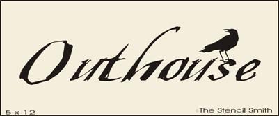 Outhouse - CROW - The Stencilsmith