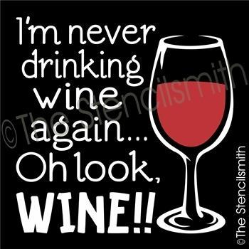 3535 - I'm never drinking wine again - The Stencilsmith