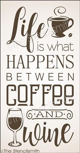 3556 - Life is what happens between - The Stencilsmith