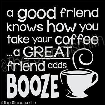 3562 - a good friend knows how - The Stencilsmith