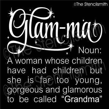 3565 - Glam - ma - The Stencilsmith