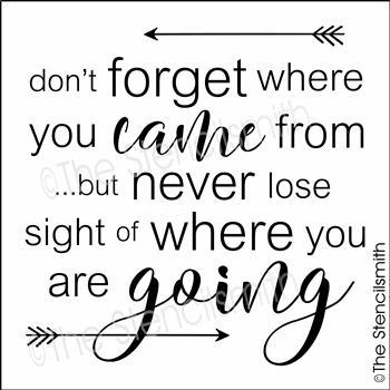 3601 - don't forget where you came from - The Stencilsmith