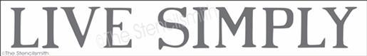 3622 - Live Simply - The Stencilsmith