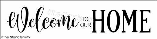 3641 - Welcome to our HOME - The Stencilsmith