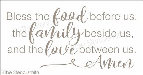 3702 - Bless the food before us - The Stencilsmith