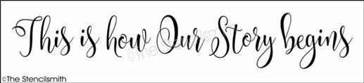 3703 - This is how Our Story begins - The Stencilsmith